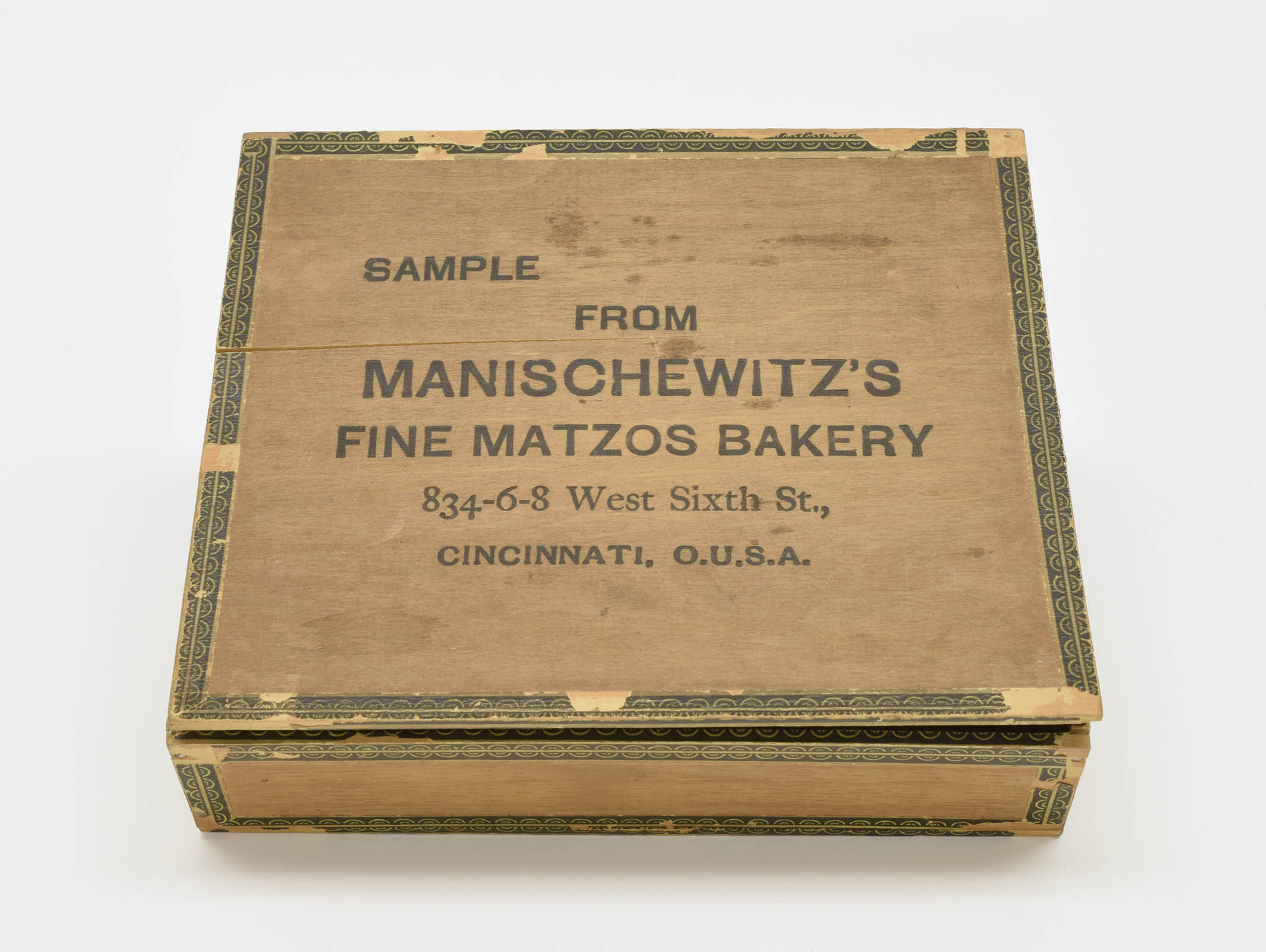 Manischewitz Matzo Box